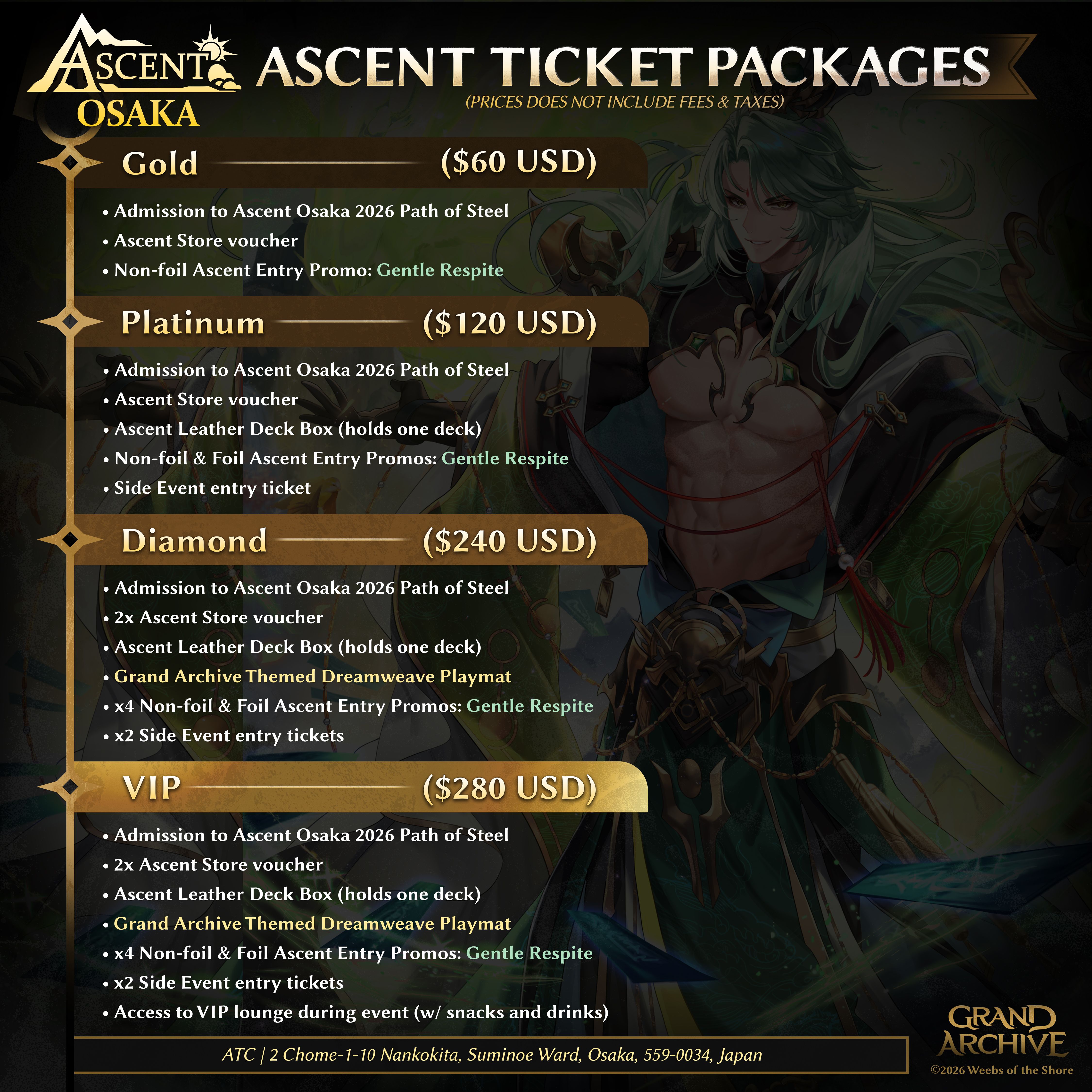 Ascent Osaka 2026, Grand Archive TCG