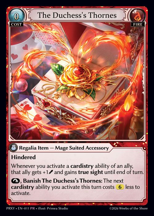 Ban & Restricted — April 20th, 2026, Grand Archive TCG