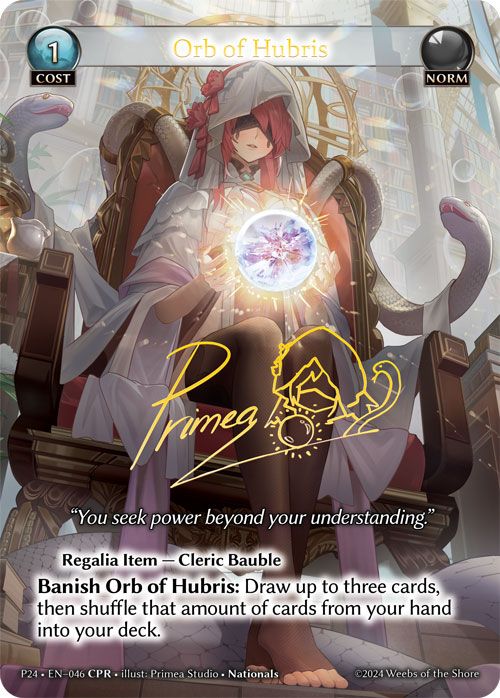 Grand archive エリア大会優勝カード 呂布 Nationals 2025 Information, Grand Archive TCG