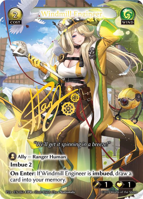 Grand archive エリア大会優勝カード 呂布 Nationals 2025 Information, Grand Archive TCG